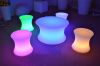 LED stool with 16 colors, lithium rechargeable battery, bistro set or