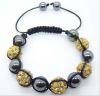 Sell Newest shamballa hematite & disco ball bracelets for women, gir