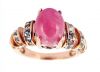 2011 YCR1119 fashion rhodochrosite rings 925 silver