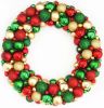 Christmas ball wreath