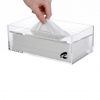 Sell high transparent acrylic tissue box, napkin box, Paper towel box