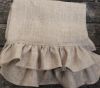 Sell Natural Linen Ruffled Table Runner