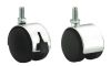 Furniture casters, Twin Wheel Casters 50mm, (TC-P50)