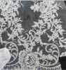 Sell mesh fabric with beaded embroidered 5480
