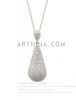 Sell sparkling teardrop diamante pendant necklaces