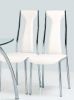 Sell Chrome PVC Dining Chair, Made of Steel Pipe