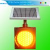 hot sale wireless solar flashing traffic light