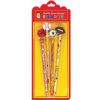 Sell 4pcs pencil with ball erasers set