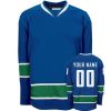 Canucks-home Any Name Any # Custom Personalized Jersey Hockey Uniforms