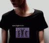 Sell led tshirt, el tshirt, Voice-activated music tshirt, fashion tshirt