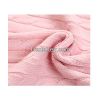 fashionable cable knit cashmere blanket