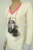 new fashion print knit woman cashmere sweater