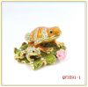 Sell frog decorative jewelry box/frog designed gift item (QF3591)