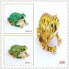 Sell frog decorative trinket box/frog wedding decorations (QF3581)