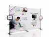 Smax modular display and exhibition poster stand-display screen banner