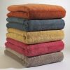 Sell cotton terry solid color face towels, bath towels
