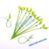 Sell green plastic cable ties, wire strap leaf tie(12pcs a set)
