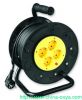 European type extension cable reel, Five socket-outlets with VDE plug