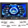 Road Master 7 Inch Touchscreen Car DVD Player with GPS + DVB-T