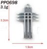 Sell 32mm Shiny Alloy Cross Charms Pendant, Necklace Pendant