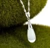 Sell Vintage Rhodium Plated Opal Stud 30% Silver Water Drop Necklace