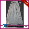 Fashion ladies' long skirt with belt