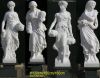 Sell "Four Season" Women White Marble Stone Carving