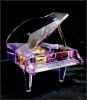 Light Purple Crystal Piano Music Box For Gift (HXCC-001-5)