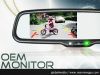 3.5INCH car rearview mirror monitor for reversing for Audi