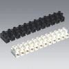 Terminal Blocks, Available in Black and White, Made of Nylon 66