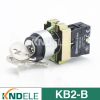 waterproof rotary switch, 2 or 3 position selector key switch B2-BG