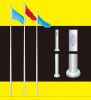 Sell flagpole, Aluminum Alloy Tapered Flag Pole