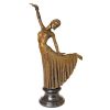 Sell bronze figure sculpture ( dancing woman)