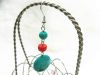 Sell Turquoise Coral Bead Earring Gemstone Earrings