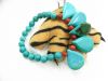 Sell Fashion Jewelry Natural Turquoise Coral Beads Bracelets