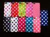 Hot selling polka dots design tpu case for iphone5 , 4/4scase