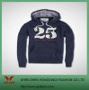 Dark blue hoodies with individual letter patterns