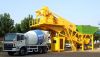 Mobile concrete mixing plant