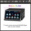 Sell 7inch touch screen universal car gps with dvd player