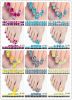 M019-024 Polish Water Print Nail Stickers have 70 style for mix