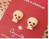 Sell death's head earring jewerly