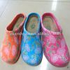 Sell waterproof flower printing ladies EVA clogs/garden shoes