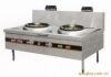 Supply double fry stove, stainless steel double fry kitchen, kitchen e