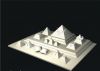 2012 new design Pyramid shape jewelry countertop display