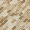 Sell Travertine Mosaic Beige, Walnut, Noce Mixed Honed And Filled