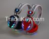 New Wireless Bluetooth Headphone with LED disco light, FM, TF Card slot