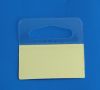 PVC/PET adhesive detal hole hang tabs for packing