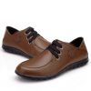 Sell men leather shoes casual fashion footwear