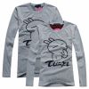 freeshiping!lover's autumn long sleeves cotton t-shirt