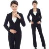 freeship!women autumn black business suit(coat&pants)